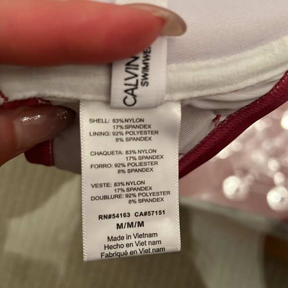 CK 2pc Convertible Strap Underwire Bikini Top & matching Hipster Bikini Bottom - Picture 9 of 9